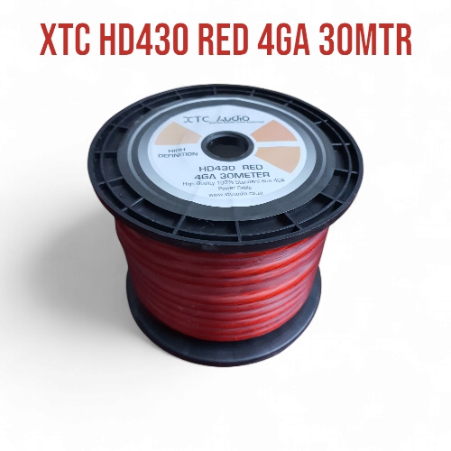 XTC CABLE 4 GAUGE 30M HD430 BLK/RED - Image 2